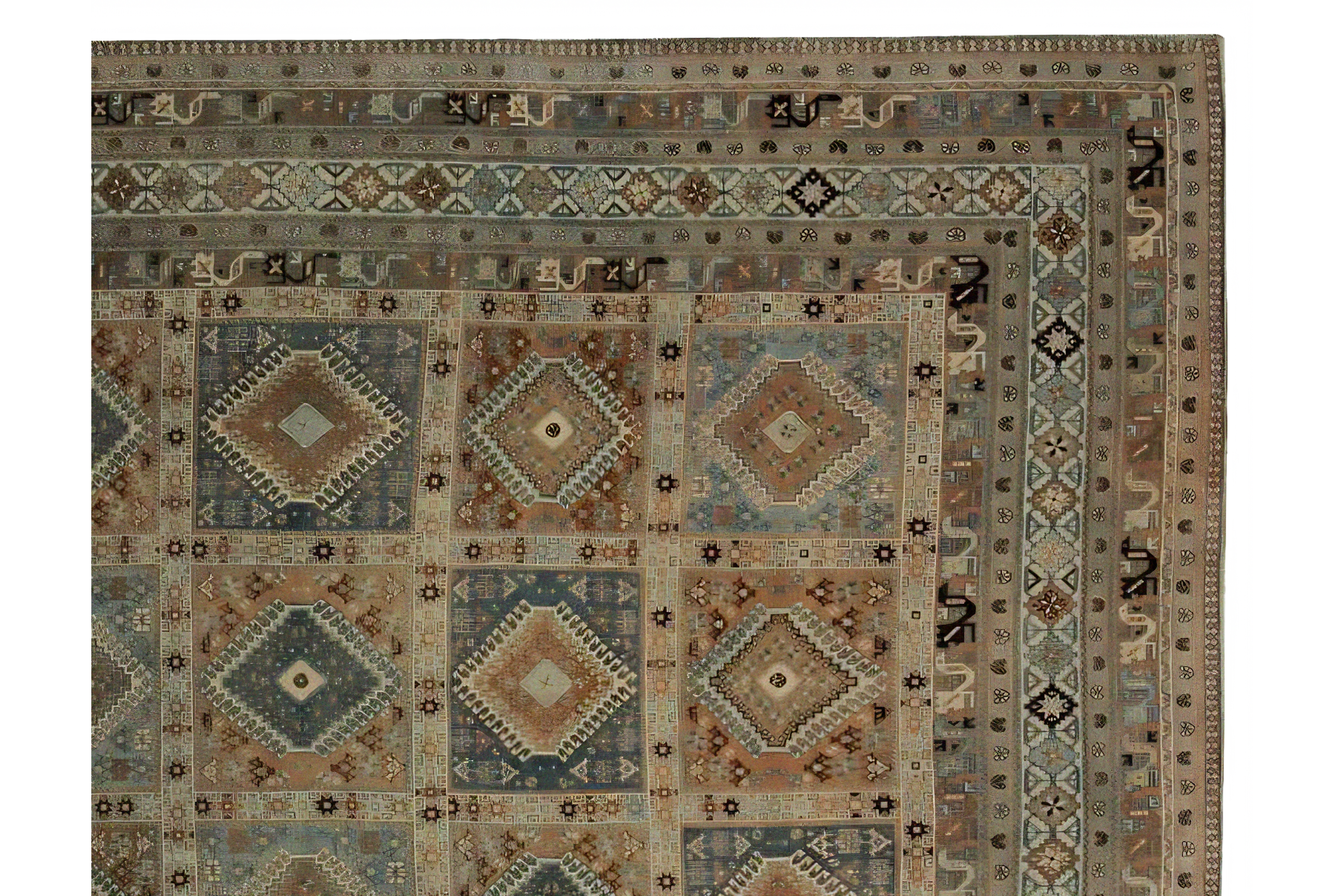 Thumbnail 6 for Antique Persian Shiraz Traditional Rug 97315