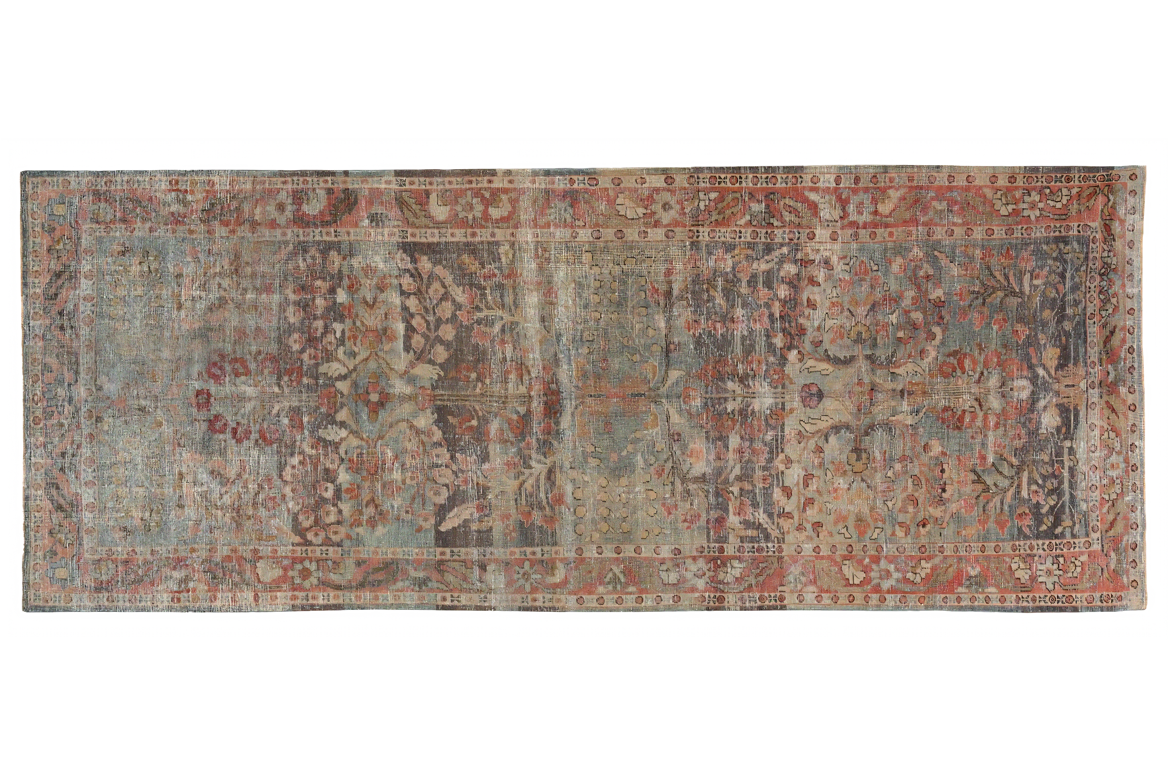 Thumbnail 2 for Antique Persian Mahal Traditional Rug 97716
