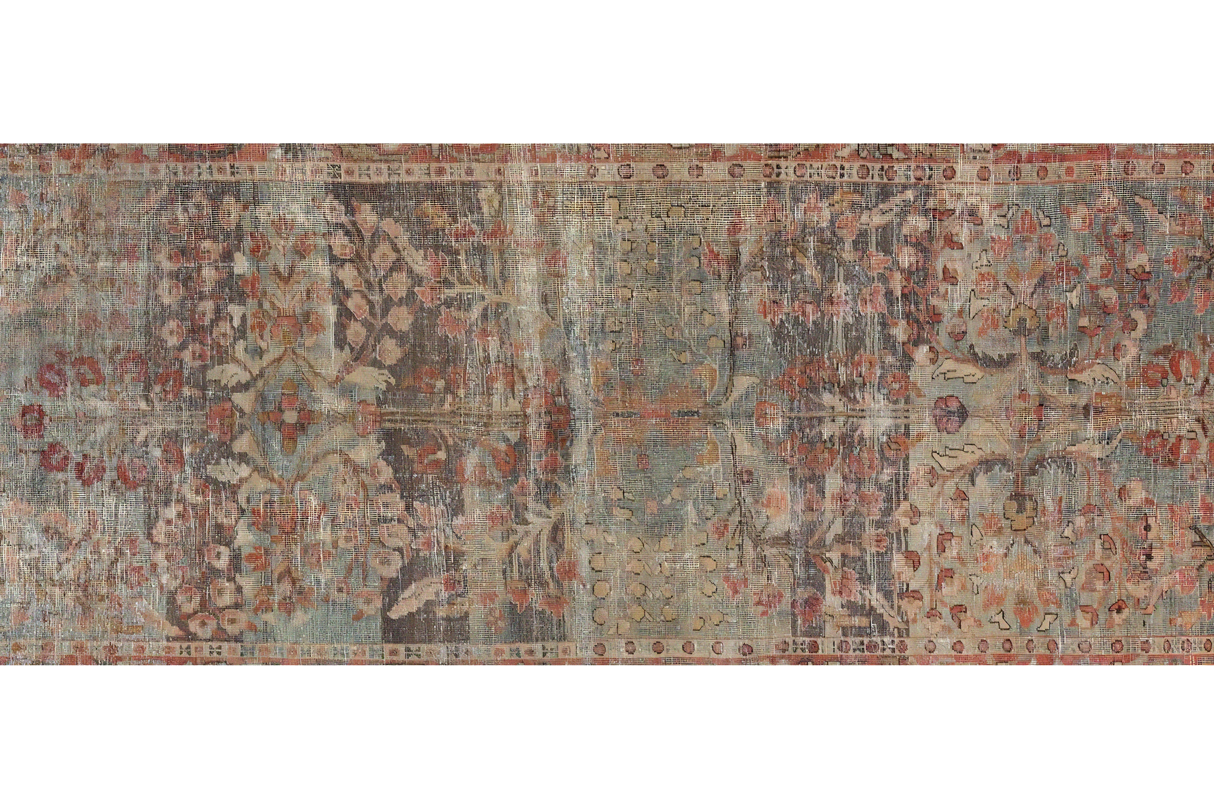 Thumbnail 3 for Antique Persian Mahal Traditional Rug 97716