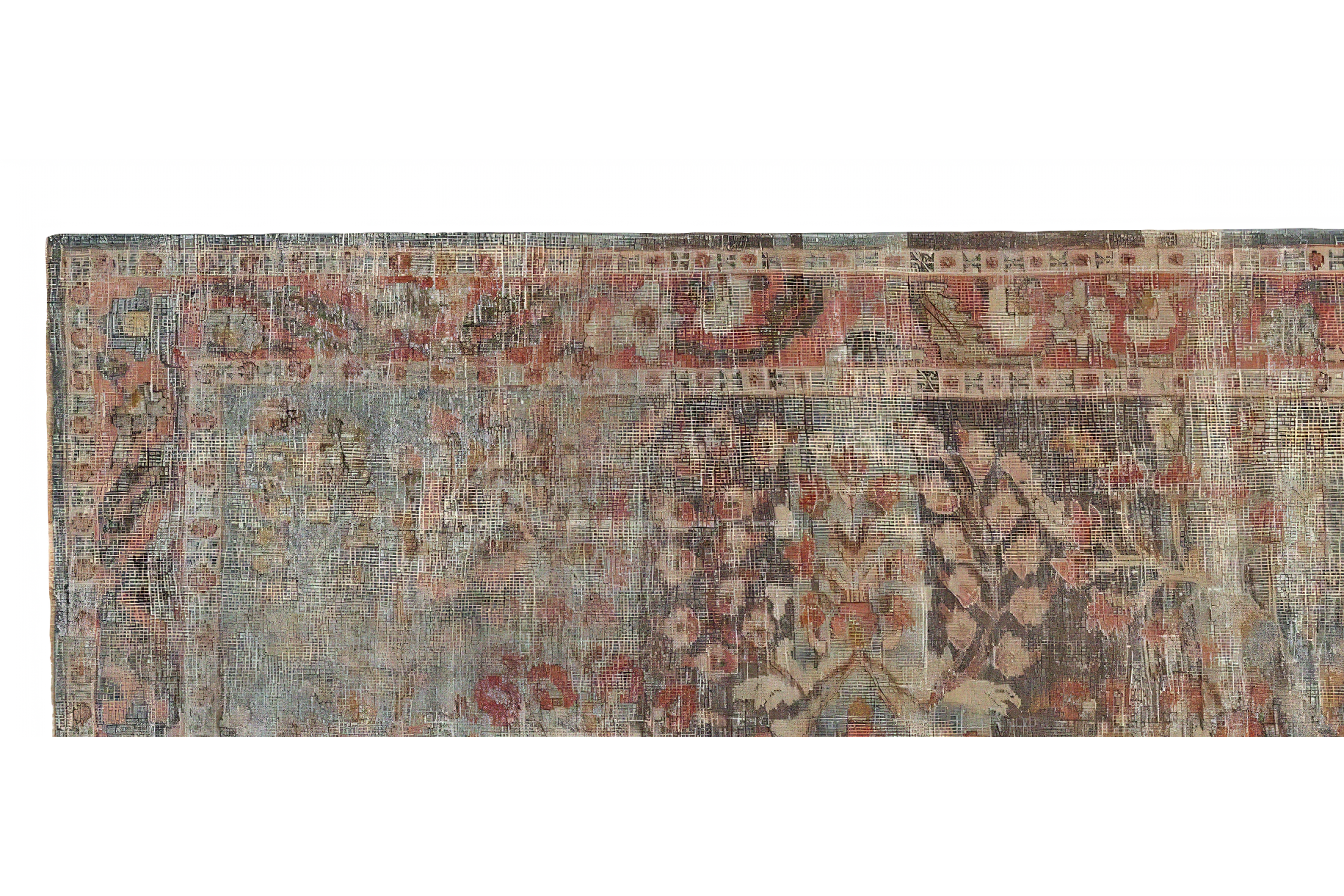 Thumbnail 5 for Antique Persian Mahal Traditional Rug 97716