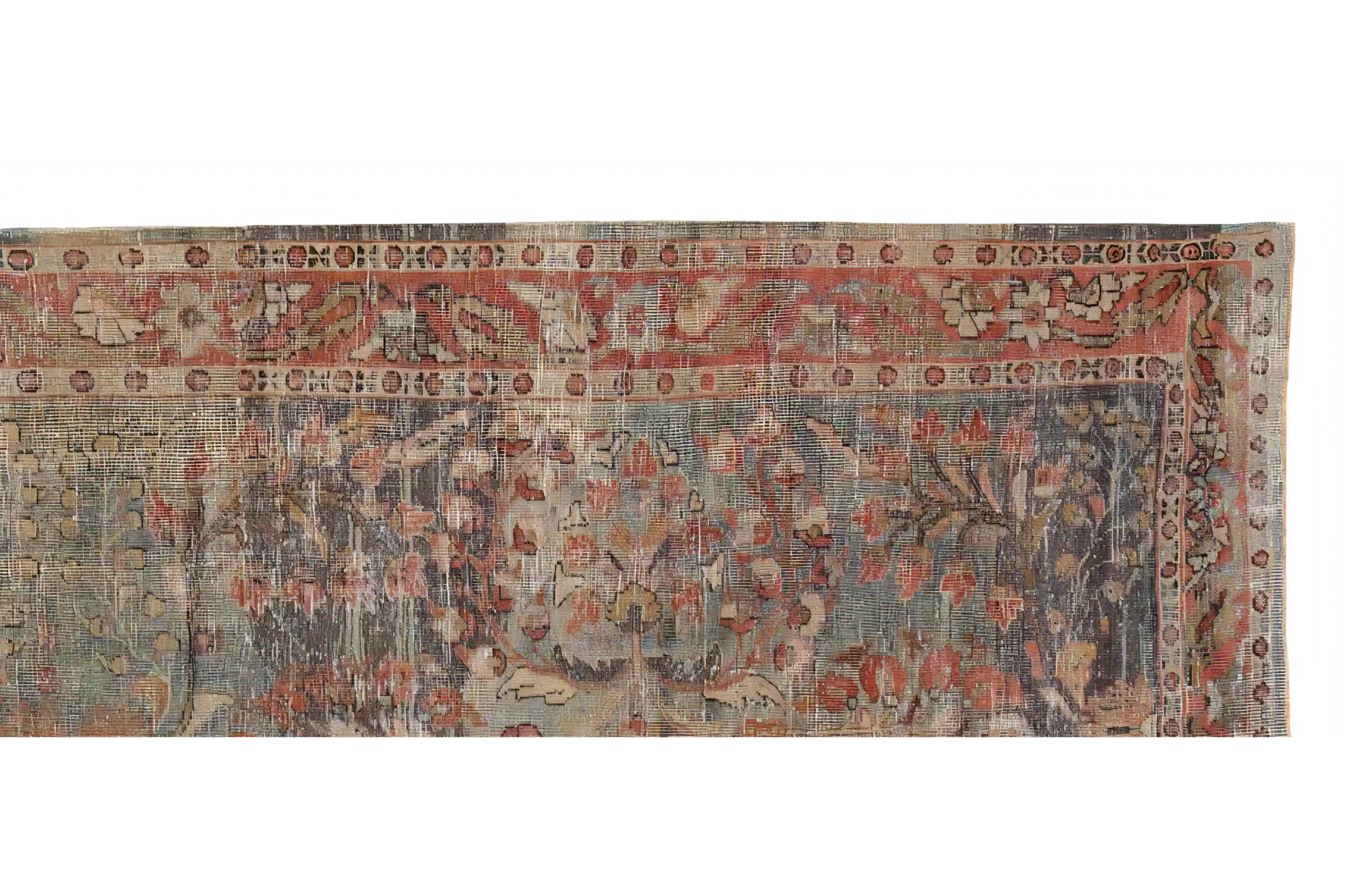 Thumbnail 6 for Antique Persian Mahal Traditional Rug 97716