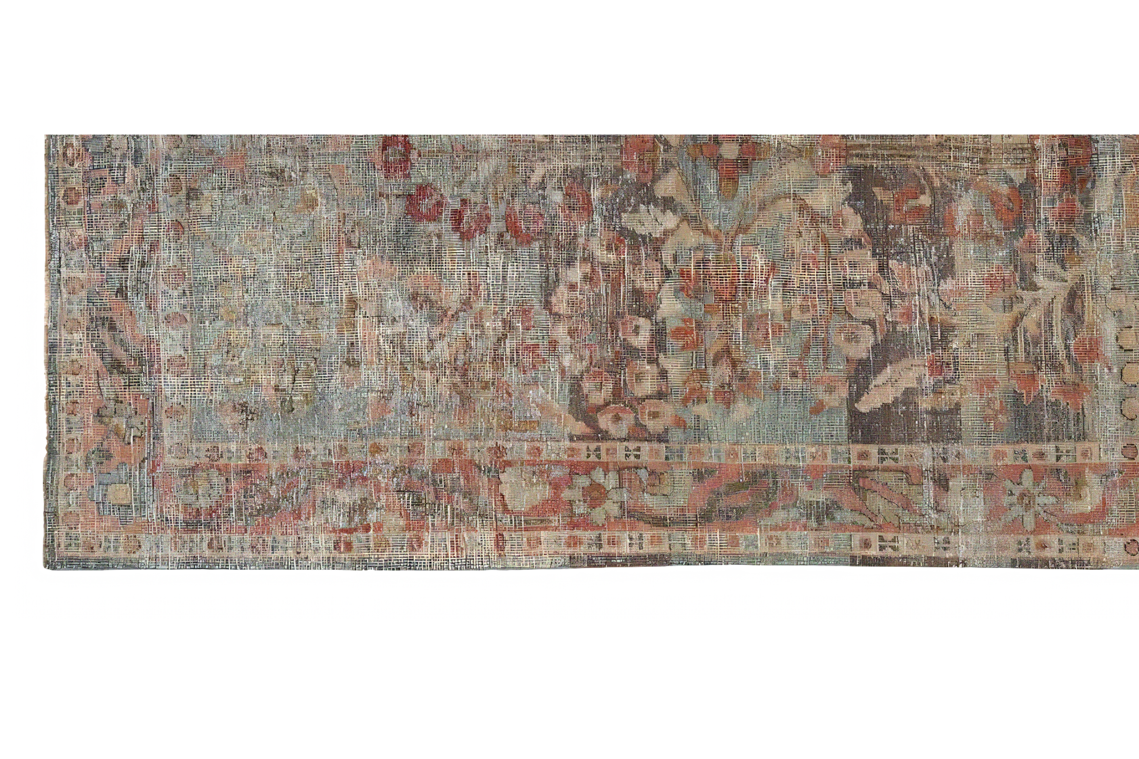 Thumbnail 7 for Antique Persian Mahal Traditional Rug 97716