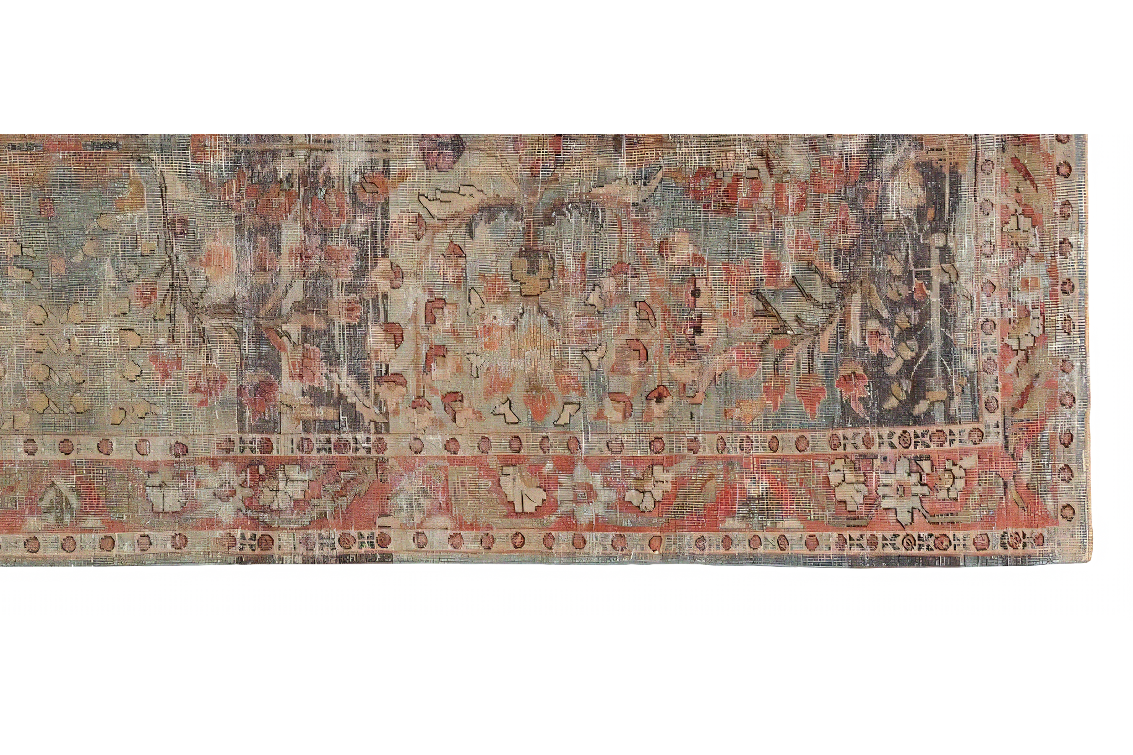 Thumbnail 8 for Antique Persian Mahal Traditional Rug 97716