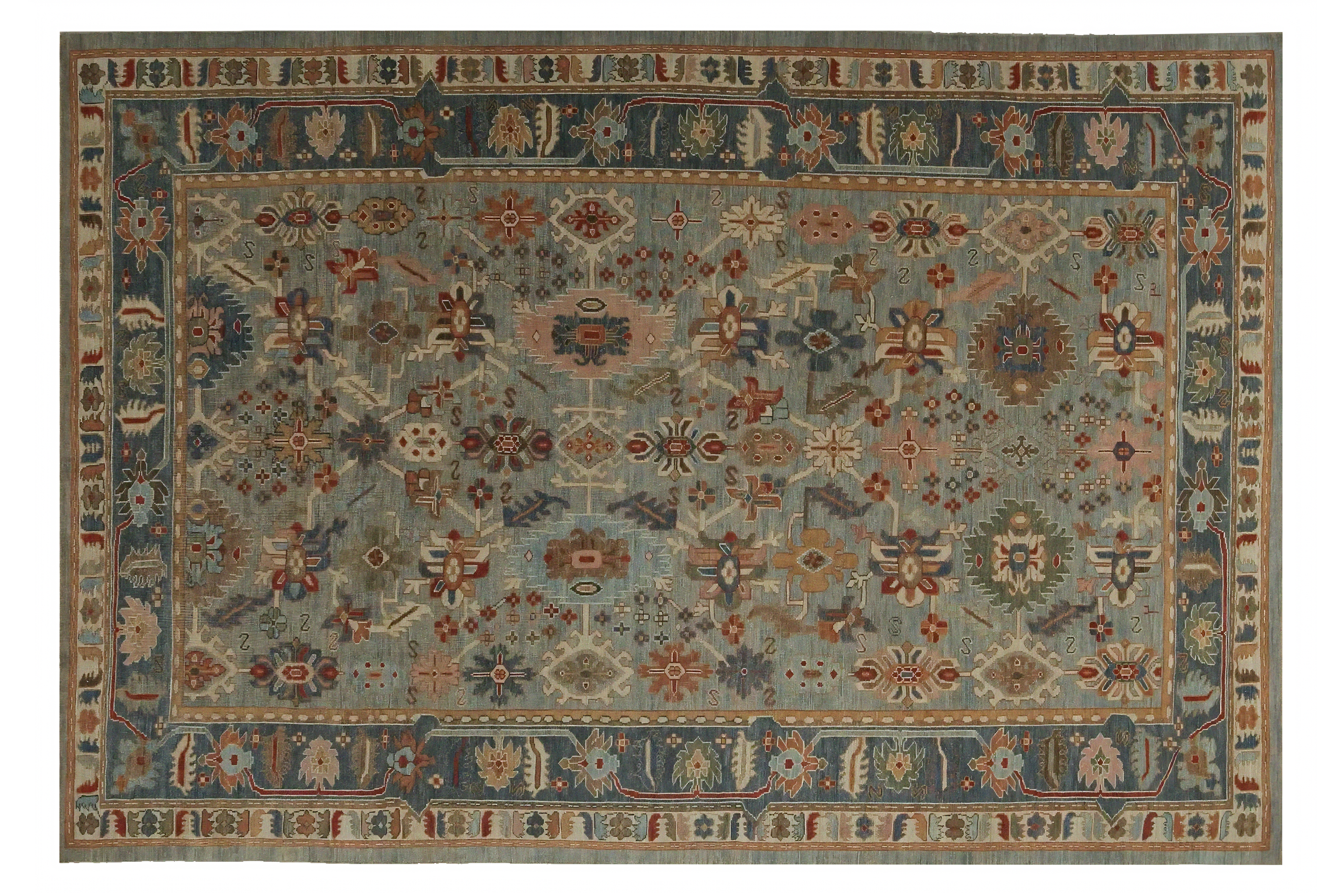Thumbnail 2 for Turkey Sultanabad Traditional Rug 98156