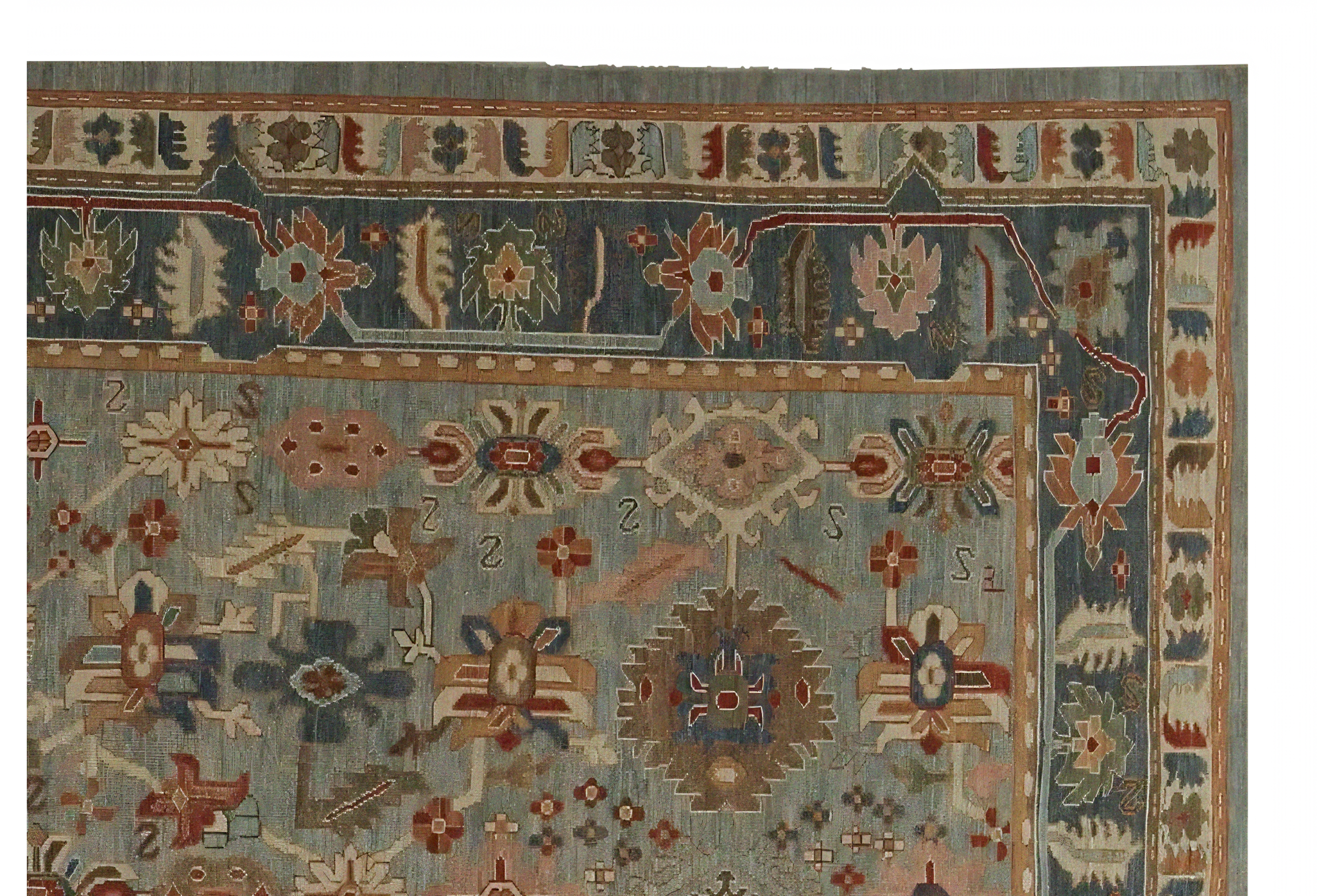 Thumbnail 6 for Turkey Sultanabad Traditional Rug 98156