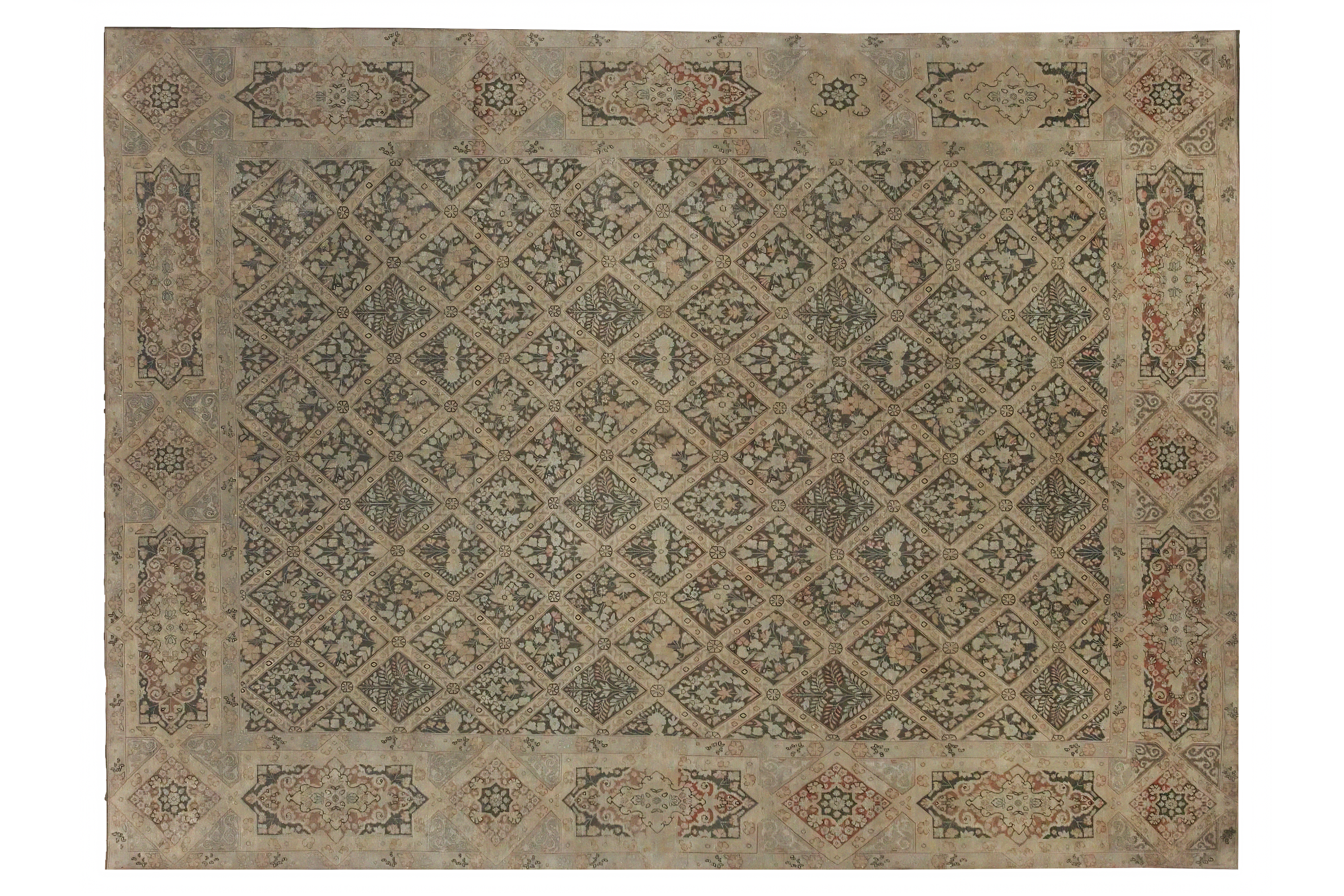 Thumbnail 2 for Persian Kerman Rug 98184
