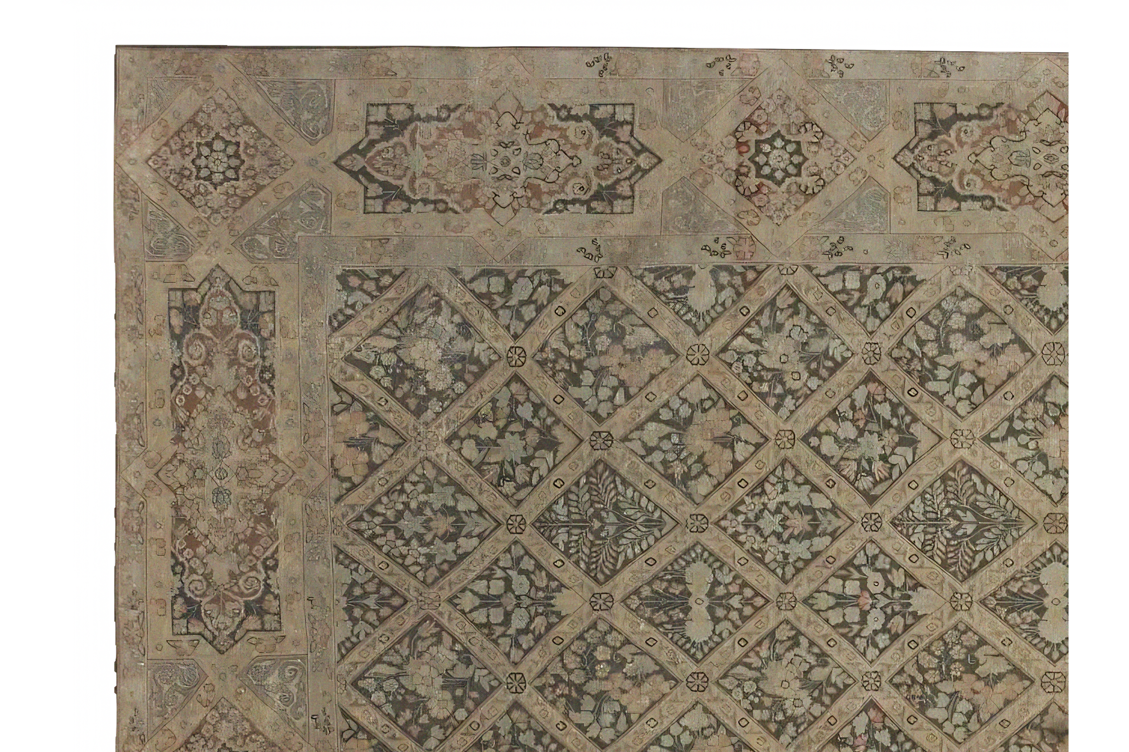 Thumbnail 5 for Persian Kerman Rug 98184