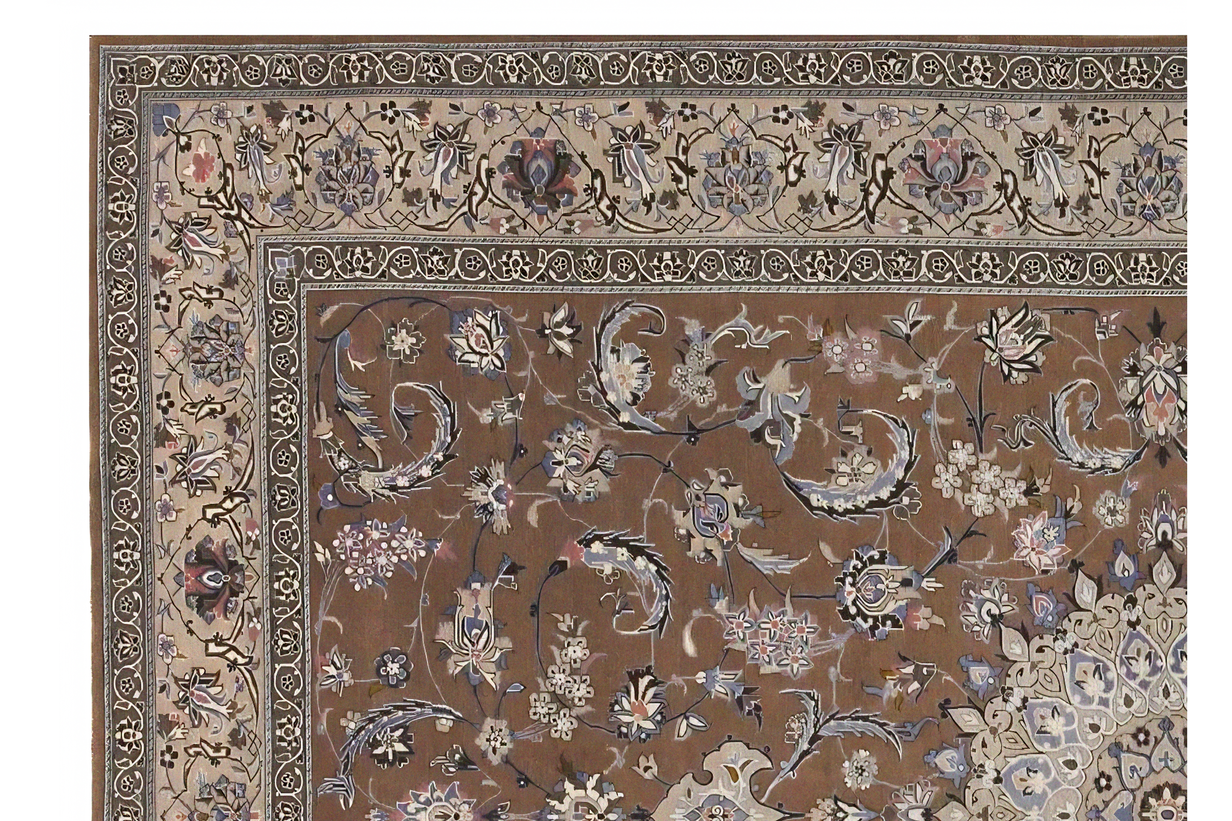 Thumbnail 5 for Persian Kashan Rug 98185