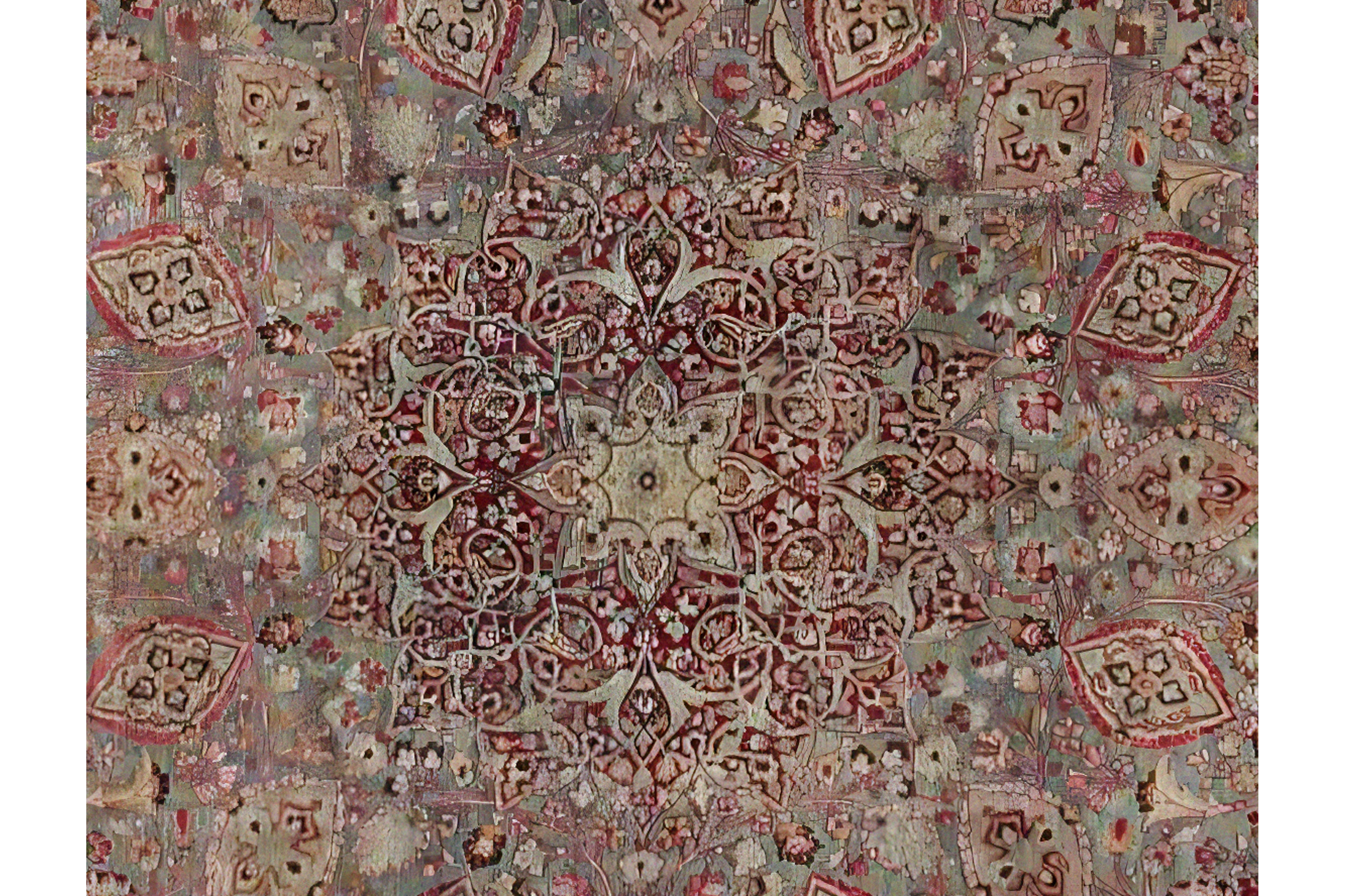 Thumbnail 4 for Persian Mashad Rug 98187