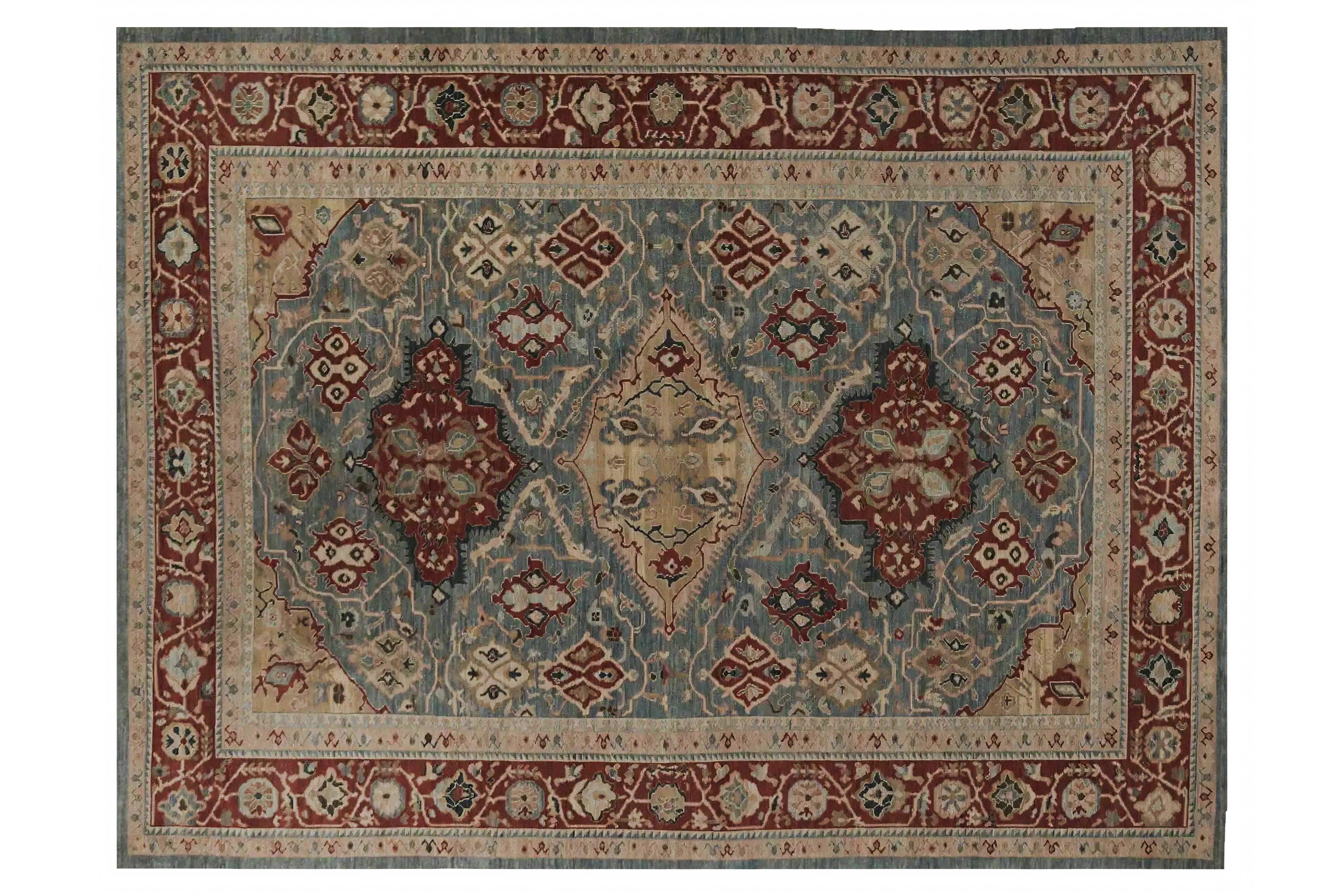 Thumbnail 2 for Turkey Sultanabad Traditional Rug 98206