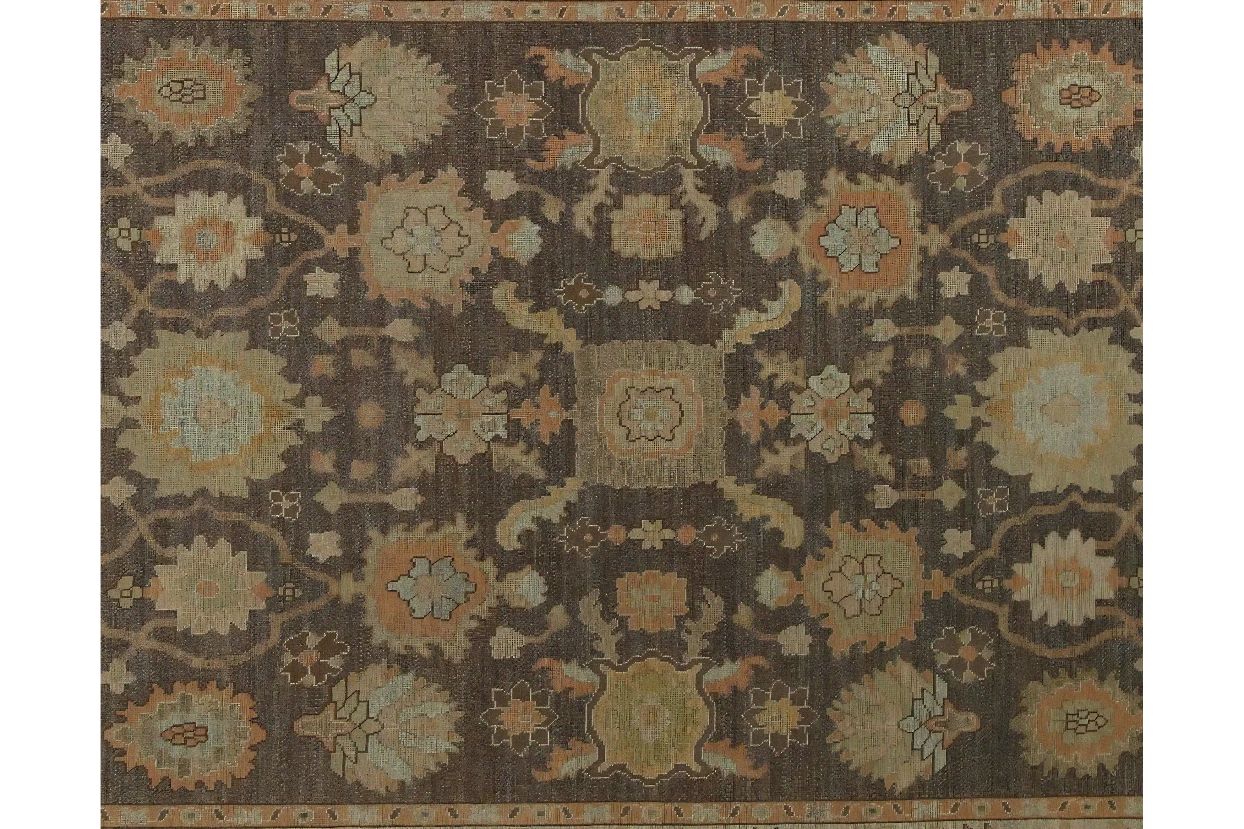 Thumbnail 3 for Turkey Oushak Traditional Rug 98613