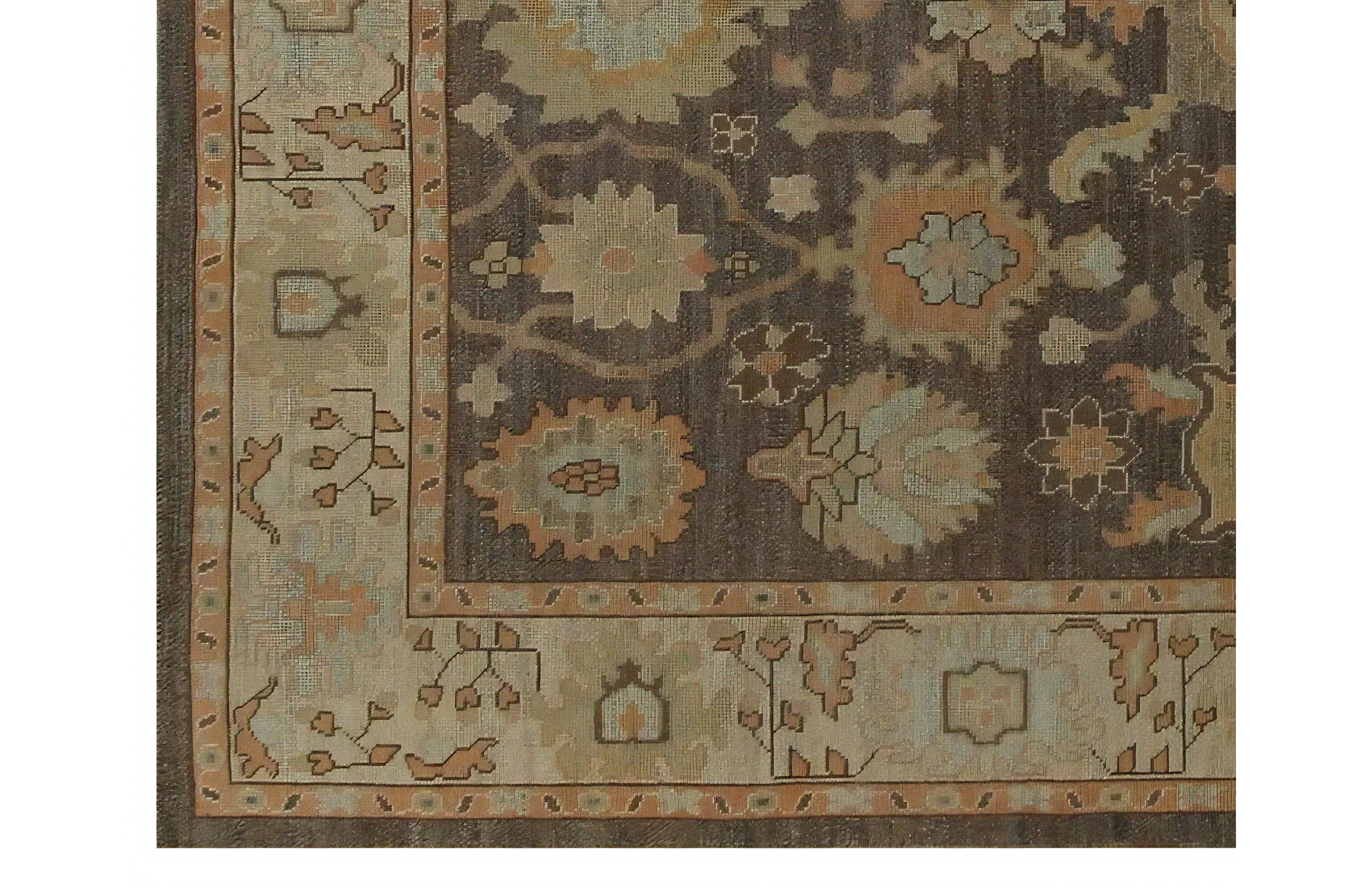 Thumbnail 7 for Turkey Oushak Traditional Rug 98613