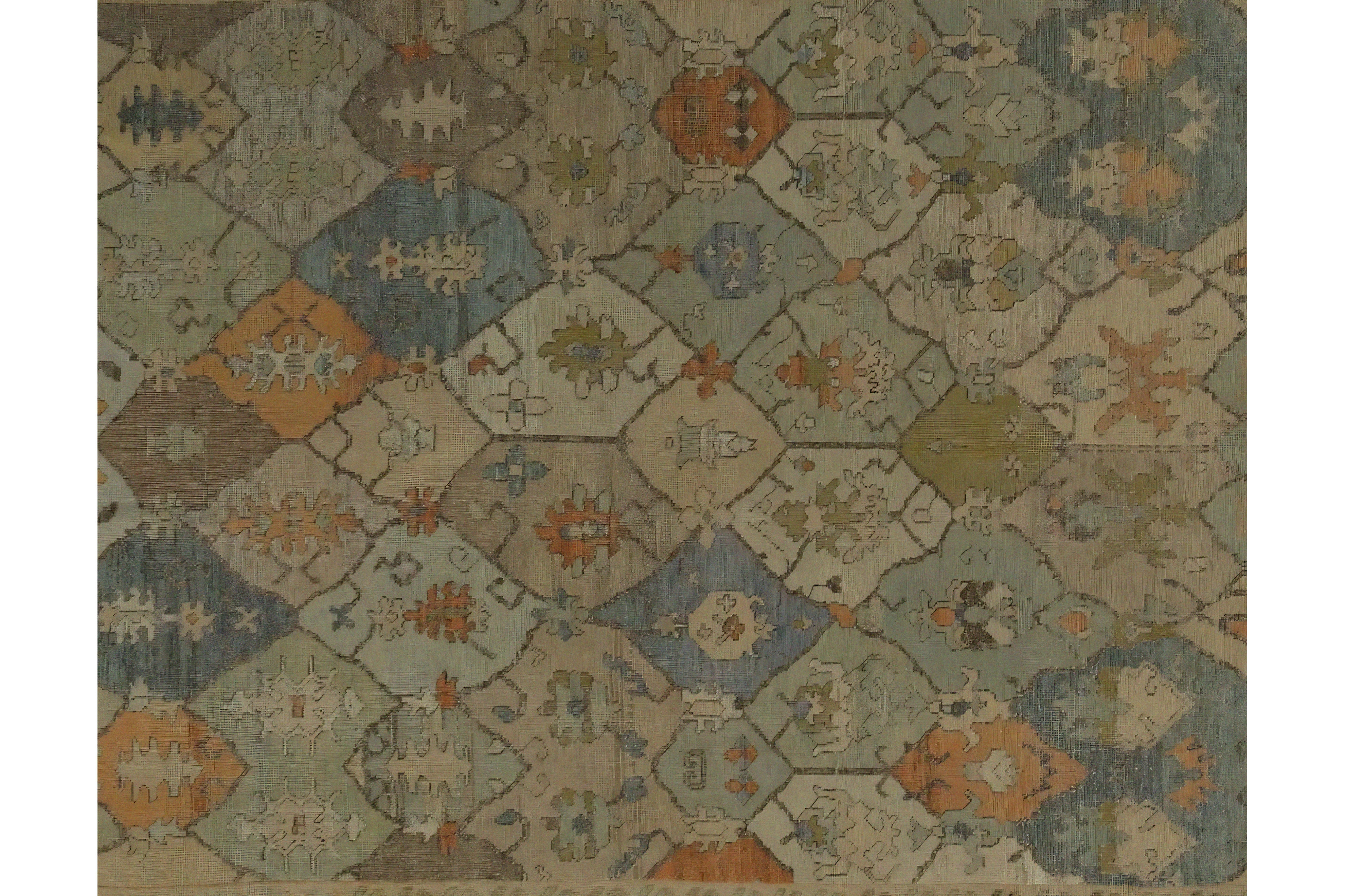 Thumbnail 3 for Turkey Oushak Traditional Rug 98617