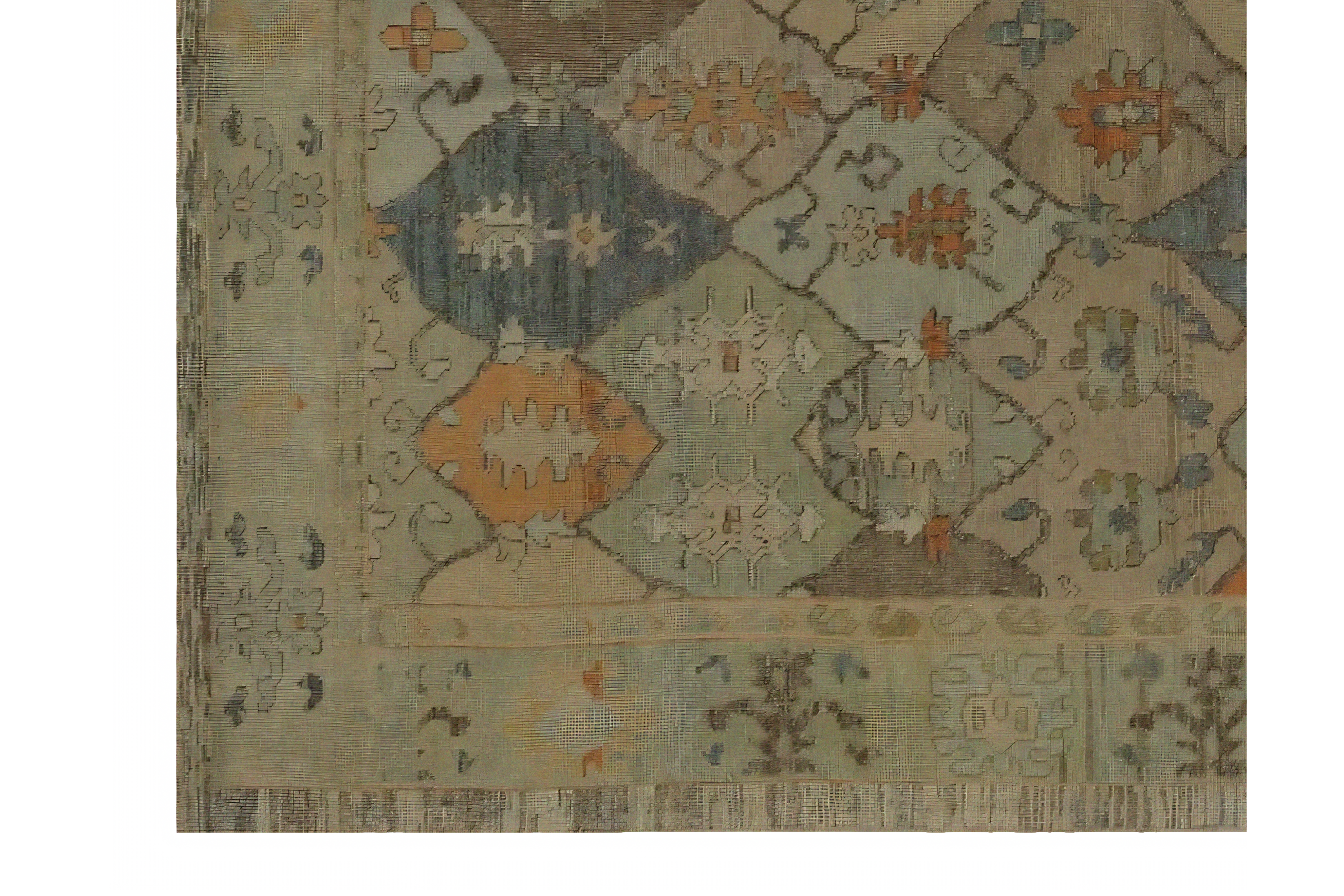 Thumbnail 7 for Turkey Oushak Traditional Rug 98617