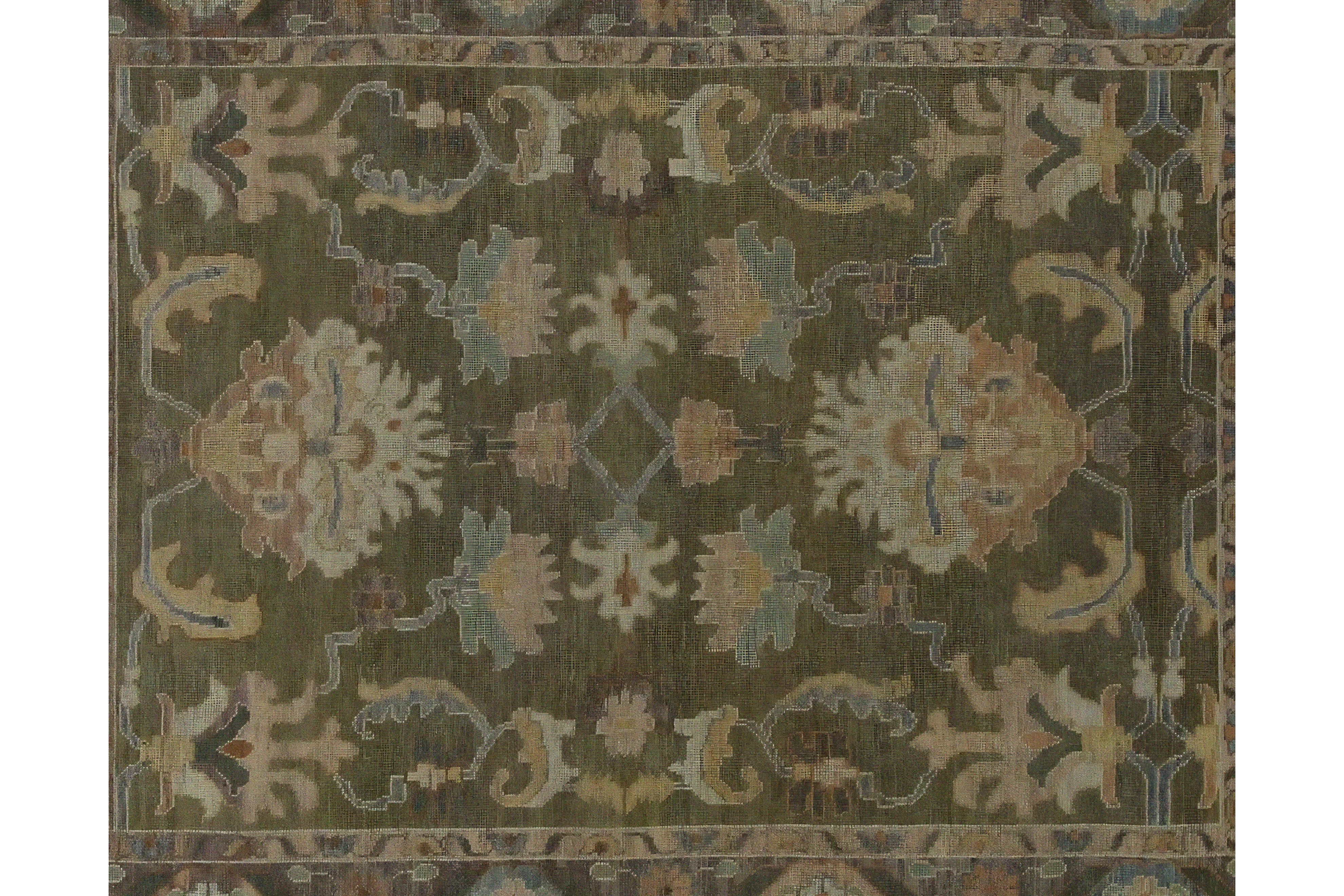 Thumbnail 3 for Turkey Oushak Traditional Rug 98669