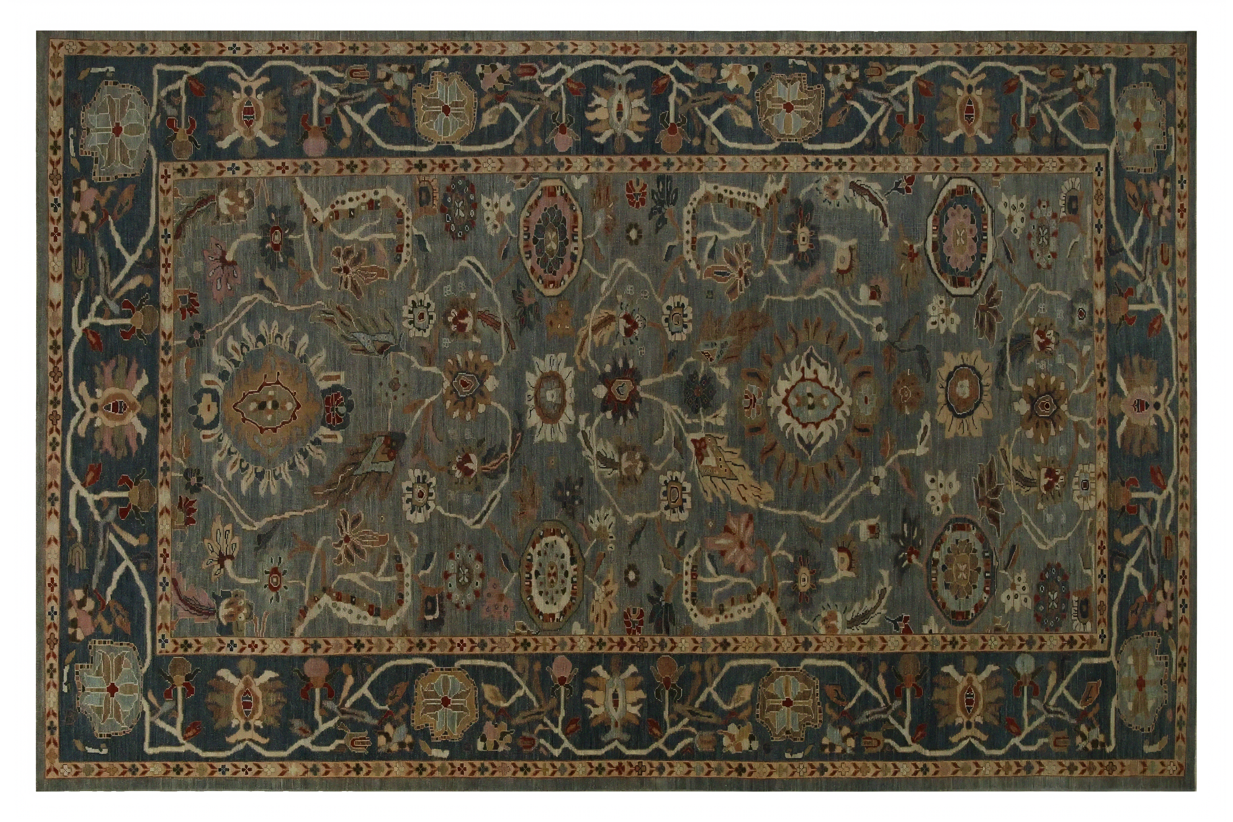 Thumbnail 2 for Turkey Sultanabad Traditional Rug 98672