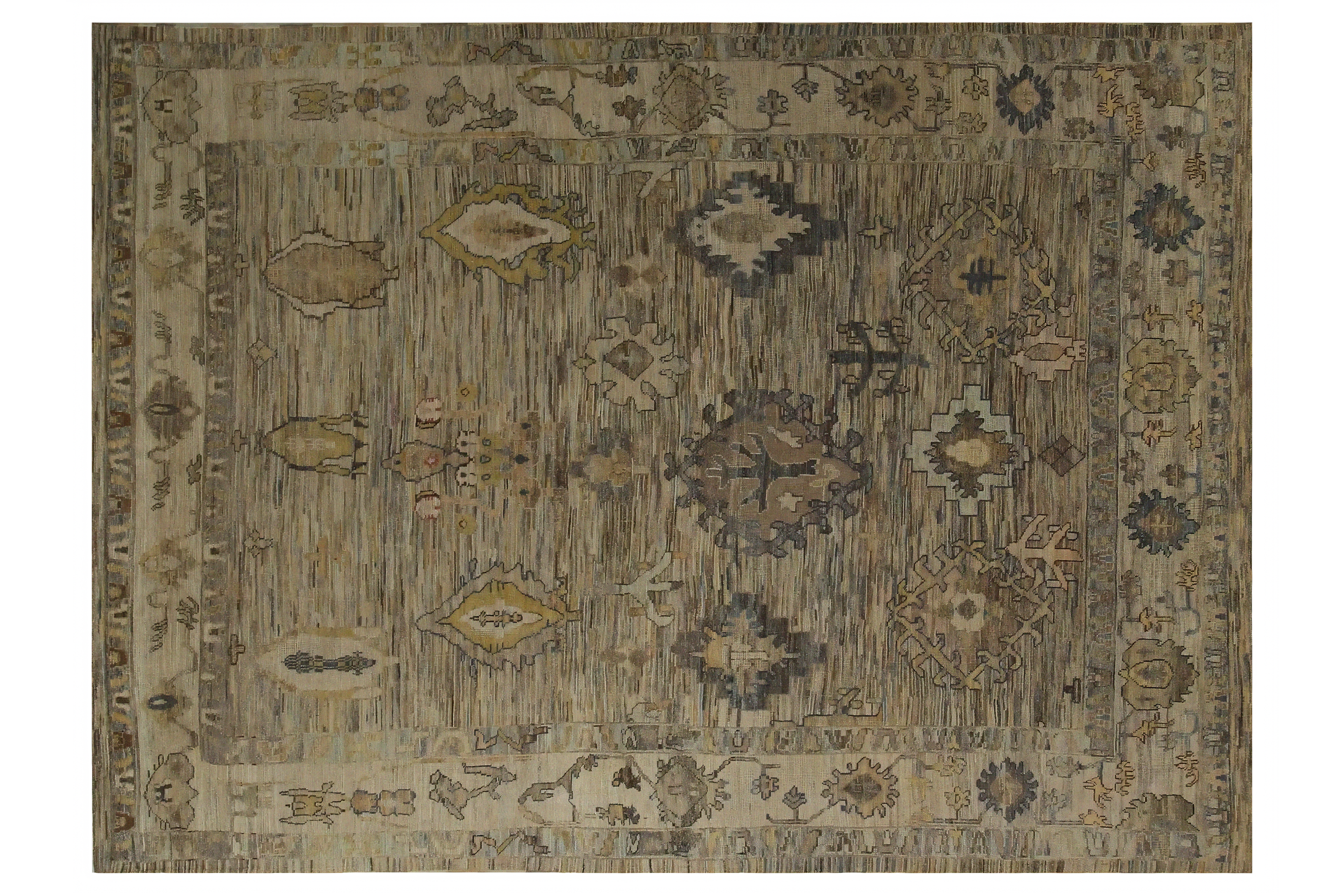 Thumbnail 2 for Turkey Oushak Traditional Rug 98675