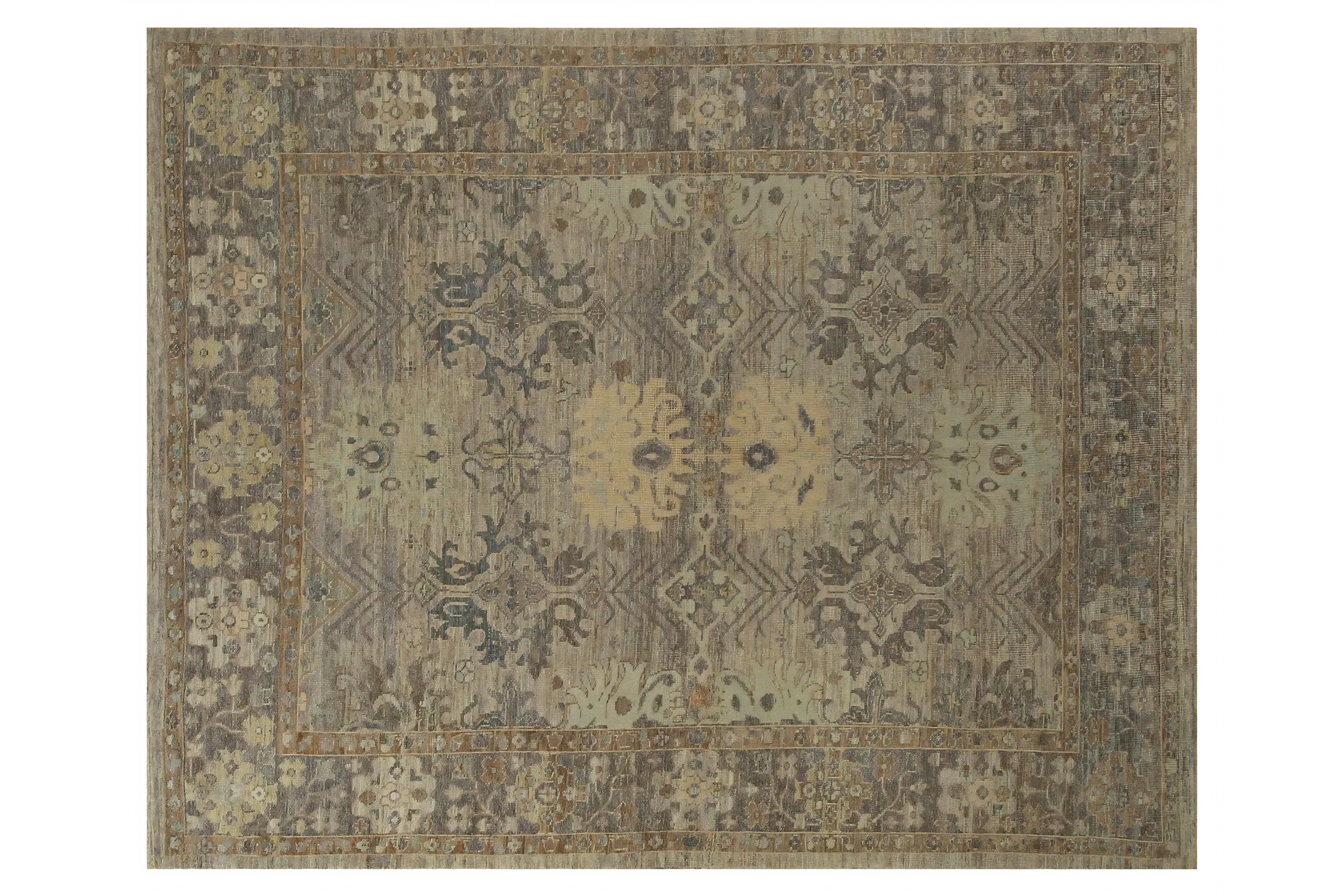 Thumbnail 2 for Turkey Oushak Traditional Rug 98685