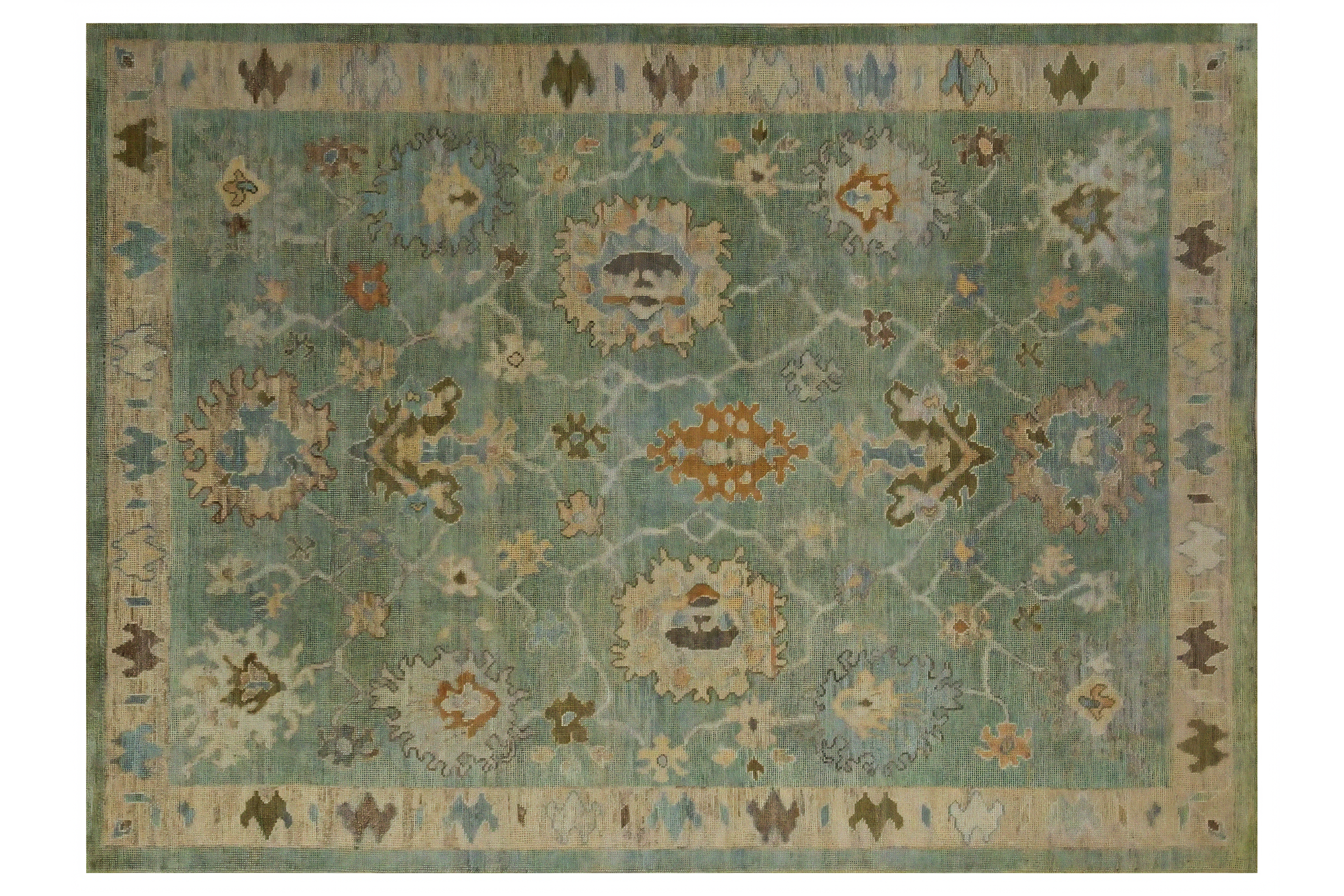 Thumbnail 2 for Turkey Oushak Traditional Rug 98687