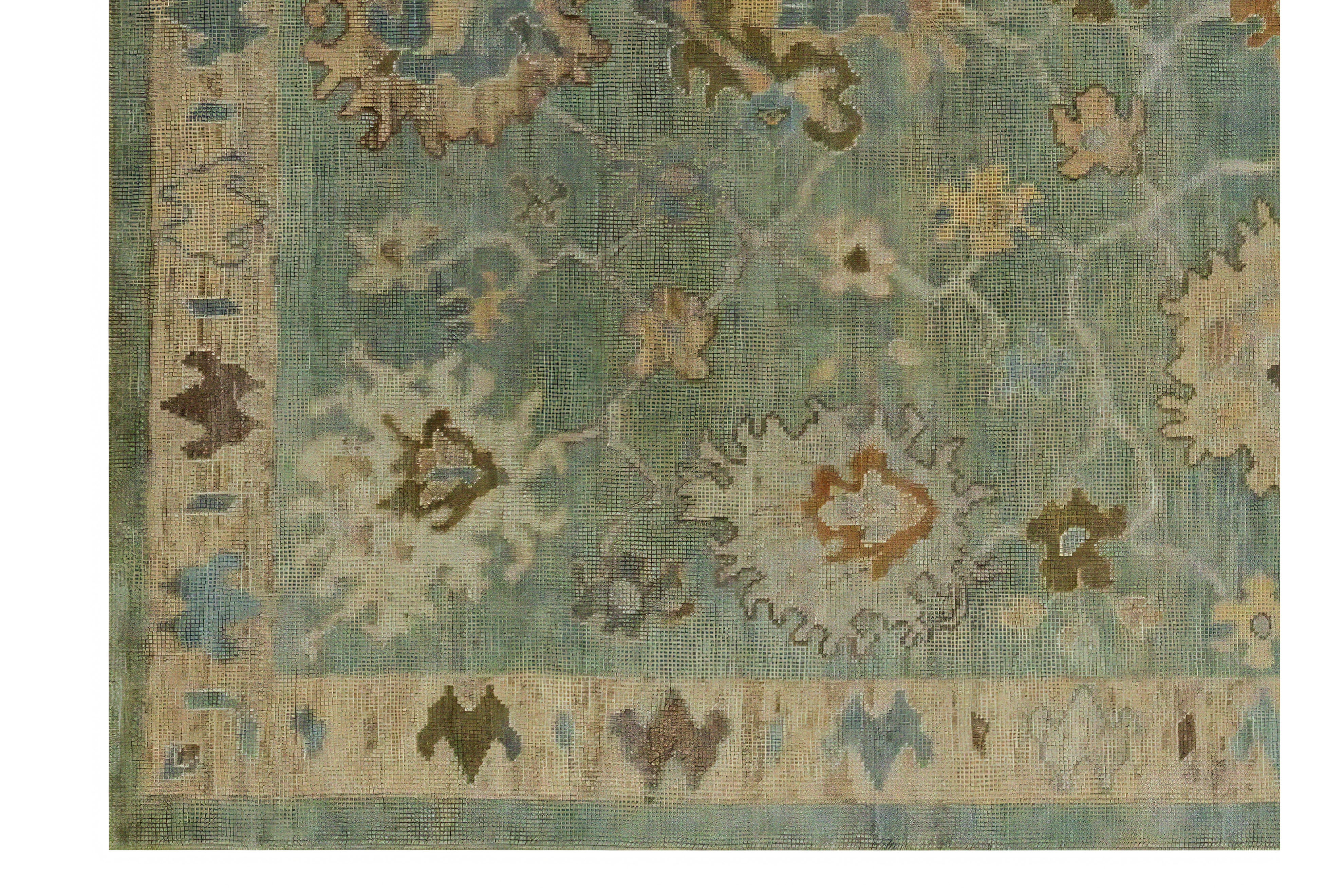 Thumbnail 7 for Turkey Oushak Traditional Rug 98687