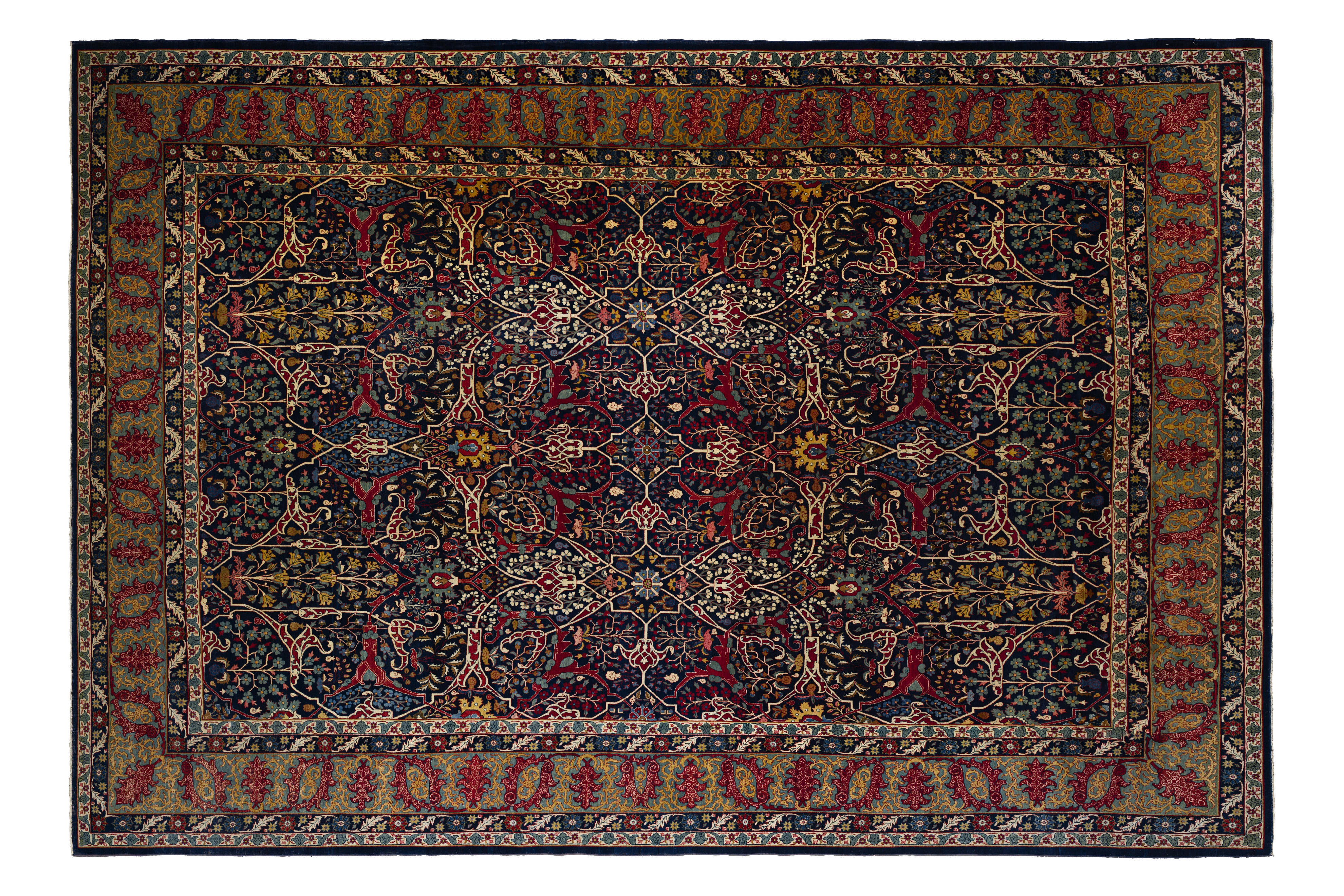 Thumbnail 2 for Antique Persian Traditional Rug 99579