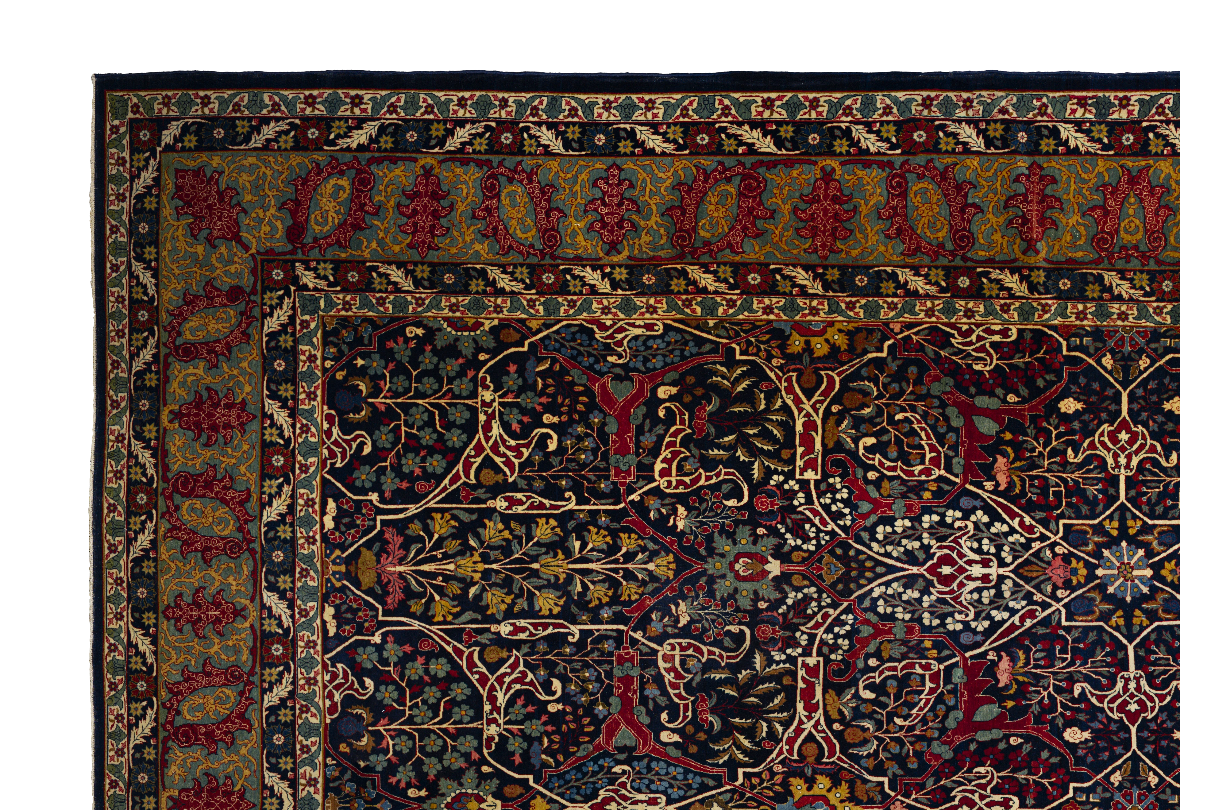 Thumbnail 5 for Antique Persian Traditional Rug 99579